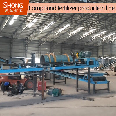 Dây chuyền sản xuất phân bón hỗn hợp NPK công suất 5t/h với tỷ lệ tạo hạt 70% và điện áp 380V