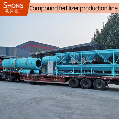 Đường dây sản xuất phân bón NPK tùy chỉnh với kích thước hạt 2-4mm và ≥90% tổng hàm lượng chất dinh dưỡng để sản xuất phân bón hiệu quả
