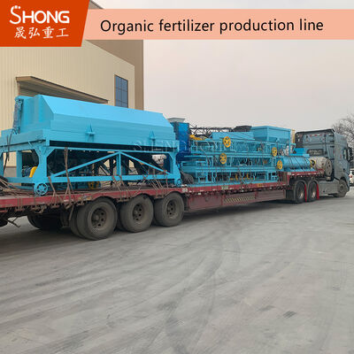 Đường dây sản xuất phân bón hữu cơ với mức tiêu thụ năng lượng thấp, công suất xử lý 1-20 tấn/giờ và công nghệ trộn và hỗn hợp