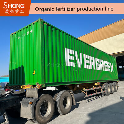 Đường dây sản xuất phân bón phân bón bằng thép cacbon có kích thước tùy chỉnh với công suất 37-220kw để sản xuất phân bón hữu cơ
