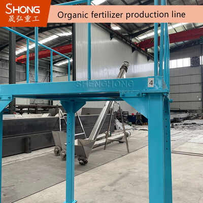 Đường dây sản xuất phân bón hữu cơ thép cacbon với công suất 12-15t/h cho hạt phân bón đa quy trình