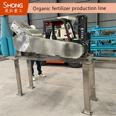 Dòng sản xuất phân bón hữu cơ 2-3 tấn/giờ với hạt hình quả và tỷ lệ phân bón > 98%