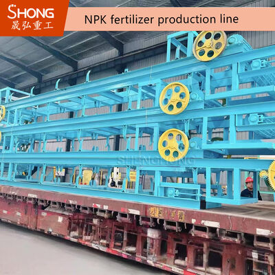 Wear Resistant Alloy Steel Roller Extrusion NPK Fertilizer Production Line with Tungsten Carbide Hardened Surface and Replaceable Roller Shell