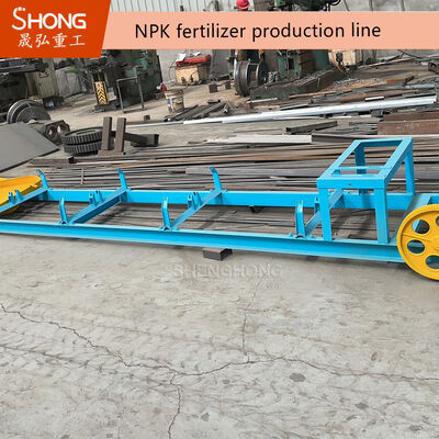 Máy phân bón mini di động Granulator cuộn kép với nền tảng xi măng bằng không Di động ngay tại chỗ và triển khai chống thời tiết ngay lập tức