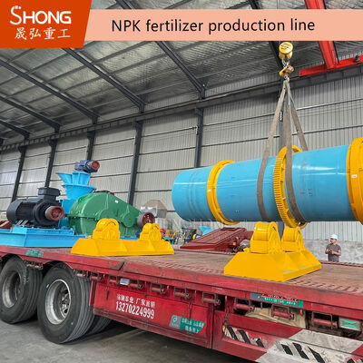 Đường dây sản xuất hạt phân bón hợp chất không khô tiết kiệm năng lượng cho phân bón NPK