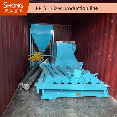 Đường dây sản xuất phân bón BB với hệ thống kiểm soát tự động để tiết kiệm năng lượng và bảo vệ môi trường với 6-12 tấn mỗi giờ