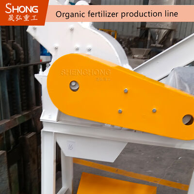 Dòng sản xuất phân bón hữu cơ với bộ lọc túi bốc xoáy và hiệu quả lọc > 99,5% cho công suất 3-15 T / H