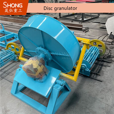 Granulator loại chảo với góc điều chỉnh 35-55 độ và tỷ lệ phân hạt cao 93% cho phân bón hữu cơ
