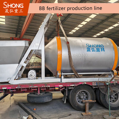 Tỷ lệ chất dinh dưỡng có thể tùy chỉnh BB Dòng sản xuất phân bón không có quy trình hạt và giữ cường độ hạt