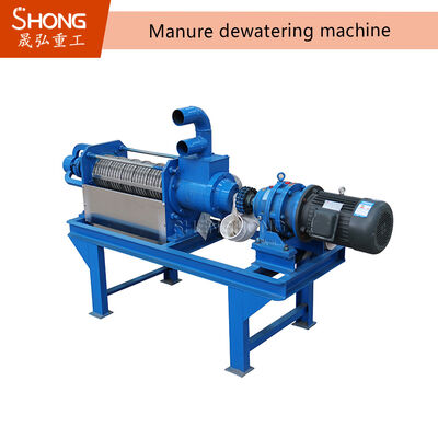 Máy khử nước phân bón 4-8 m3/h Máy ép vít tách chất lỏng rắn để chế biến phân bò với lượng nước còn lại dưới 35%